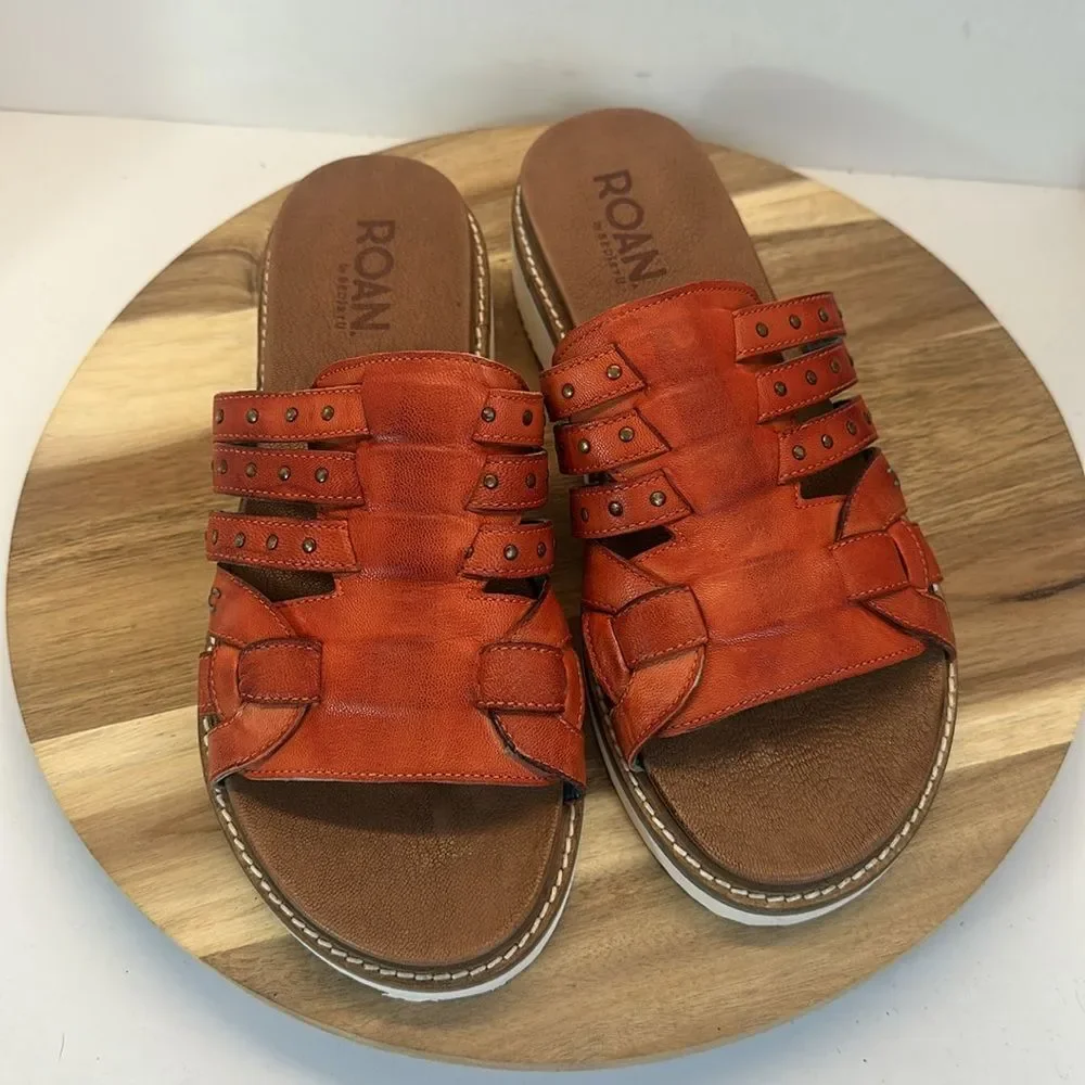BED STU ROAN Pine Monarch Hd Tml Slide Sandals Shoes New Women's 11 BED/STU